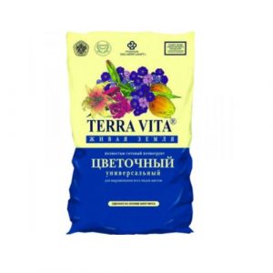 Почвогрунт Цветочный»Живая земля» 10 л. (унив. нейтральный готовый почвогрунт)/5/ в паллет