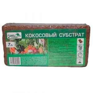 Субстрат кокосовый 0,5кг на 7л.Фаз.Сиб/20шт