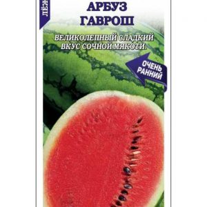 Арбуз Гаврош 0,5гр ранний 4-7кг полосатый