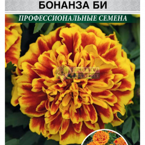 Бархатцы БОНАНЗА Би отклонен. (10 шт) кратно 10 шт
