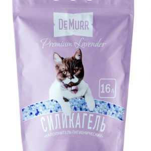 Силикагелевый наполнитель для кошек DeMurr Premium Lavender 16л (6,8 кг) NEW