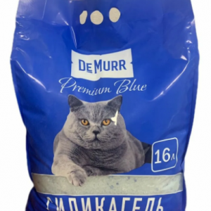 Силикагелевый наполнитель для кошек DeMurr Blue 16л (6,8 кг)